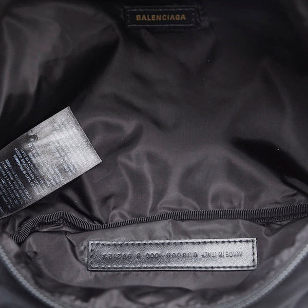 バレンシアガ ホイール ベルトパック ボディバッグ 533009 ブラック ナイロン メンズ BALENCIAGA 【中古】