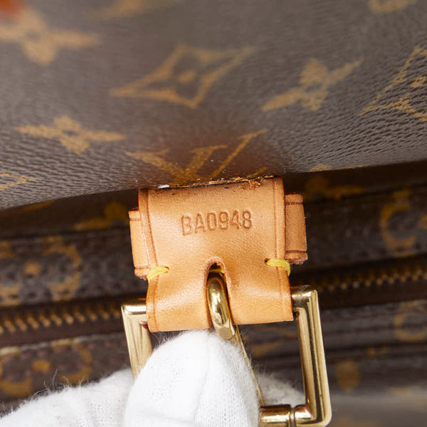 ルイ ヴィトン モノグラム モンスリGM リュック バックパック M51135 ブラウン PVC レザー レディース LOUIS VUITTON 【中古】