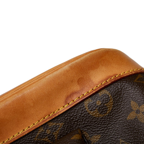 ルイ ヴィトン モノグラム モンスリGM リュック バックパック M51135 ブラウン PVC レザー レディース LOUIS VUITTON 【中古】