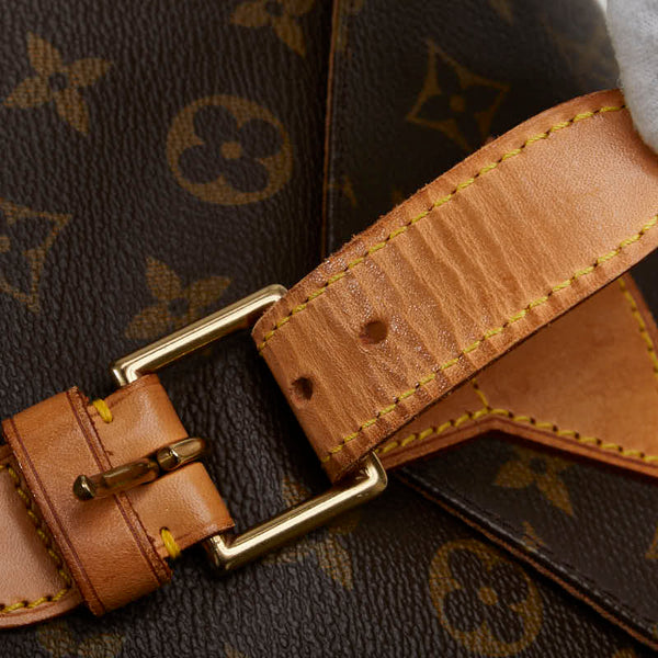 ルイ ヴィトン モノグラム モンスリGM リュック バックパック M51135 ブラウン PVC レザー レディース LOUIS VUITTON 【中古】