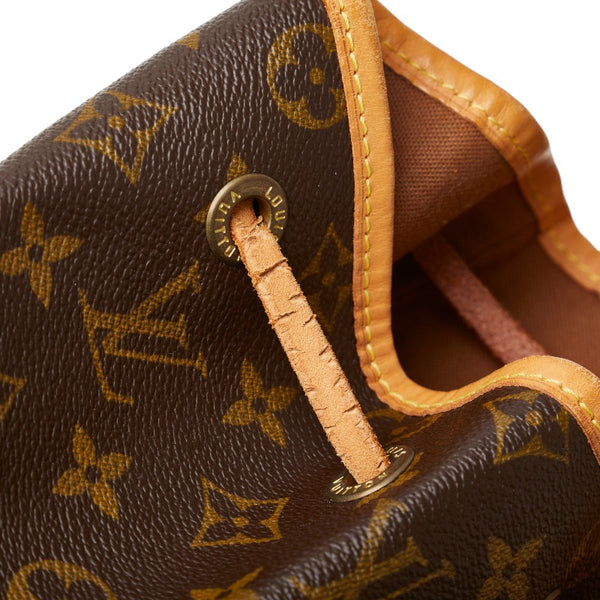 ルイ ヴィトン モノグラム モンスリGM リュック バックパック M51135 ブラウン PVC レザー レディース LOUIS VUITTON 【中古】