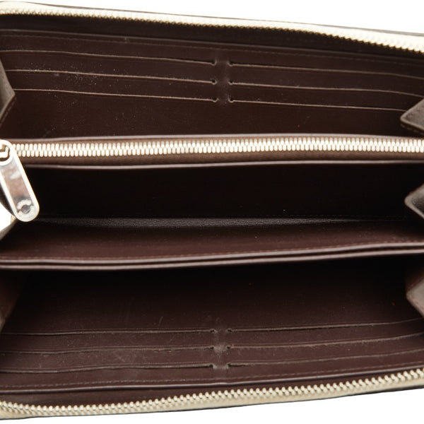 ルイ ヴィトン マヒナ ジッピーウォレット ラウンドファスナー 長財布 M58878 クレーム ベージュ レザー レディース LOUIS VUITTON 【中古】