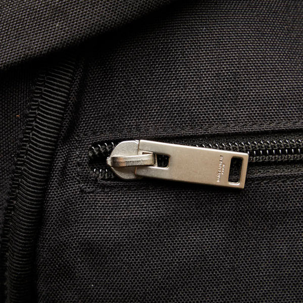 サンローラン CITY シティ スター リュック バックパック 360206 ブラック シルバー キャンバス レザー メンズ SAINT LAURENT 【中古】