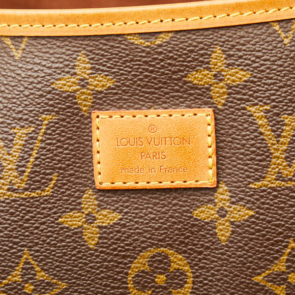 ルイ ヴィトン モノグラム ソミュール35 斜め掛け ショルダーバッグ M42254 ブラウン PVC レザー レディース LOUIS VUITTON 【中古】