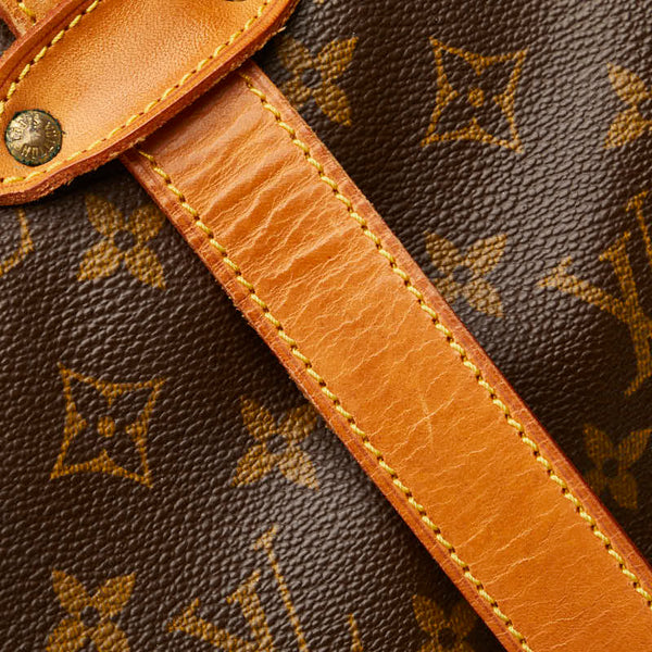 ルイ ヴィトン モノグラム ソミュール35 斜め掛け ショルダーバッグ M42254 ブラウン PVC レザー レディース LOUIS VUITTON 【中古】