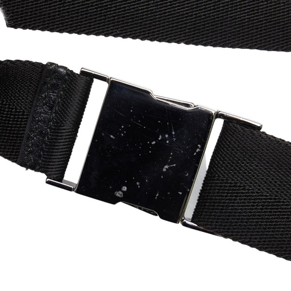 グッチ GGキャンバス ボディバッグ ウエストバッグ 28566 ブラック キャンバス レザー レディース GUCCI 【中古】