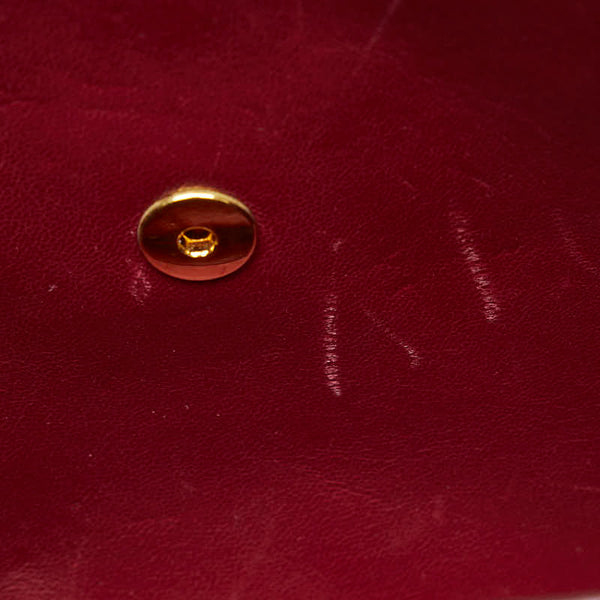 シャネル デカマトラッセ チェーン ショルダーバッグ ブラック ゴールド ラムスキン レディース CHANEL 【中古】