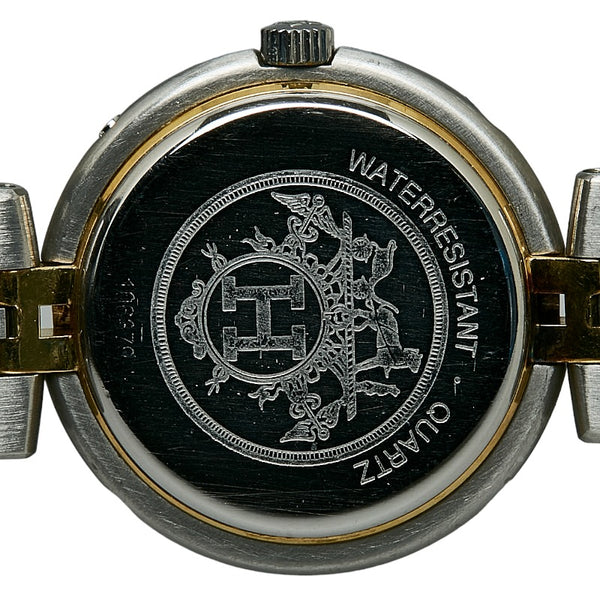 エルメス ボーイズ プロフィール 腕時計 クオーツ ホワイト文字盤 ステンレススチール レディース HERMES 【中古】