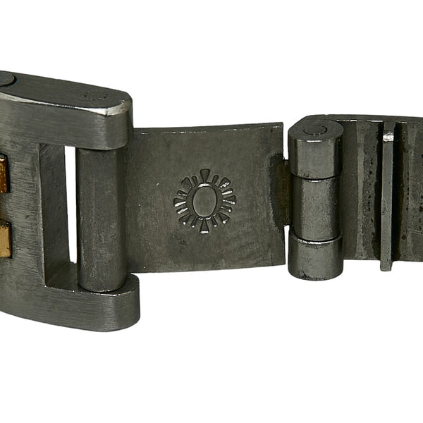 エルメス ボーイズ プロフィール 腕時計 クオーツ ホワイト文字盤 ステンレススチール レディース HERMES 【中古】