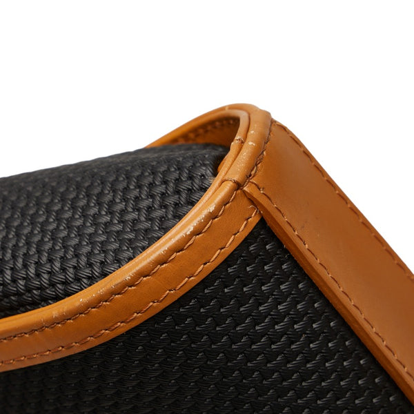 サンローラン 斜め掛け ショルダーバッグ ネイビー ブラウン PVC レザー レディース SAINT LAURENT 【中古】