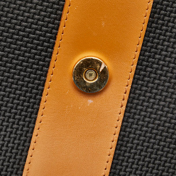 サンローラン 斜め掛け ショルダーバッグ ネイビー ブラウン PVC レザー レディース SAINT LAURENT 【中古】