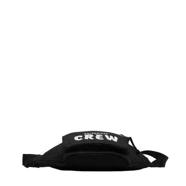 バレンシアガ エクスプローラー ボディバッグ ウエストバッグ 482389 ブラック キャンバス メンズ BALENCIAGA 【中古】
