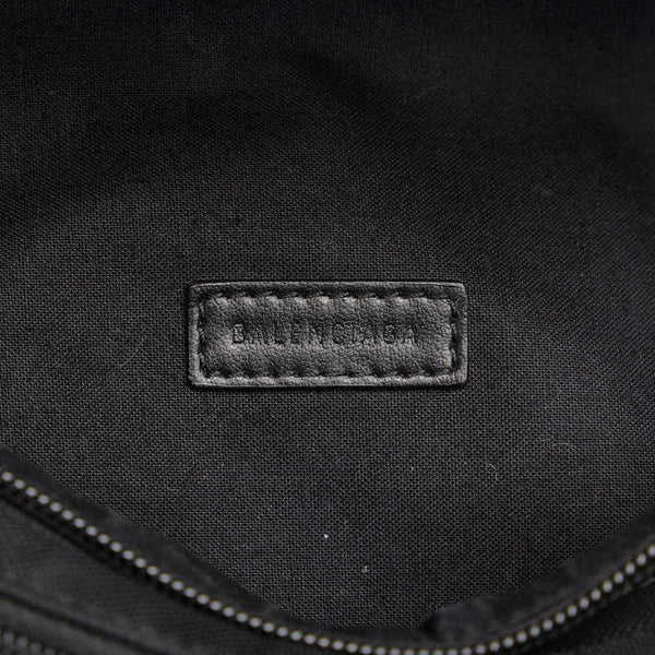 バレンシアガ エクスプローラー ボディバッグ ウエストバッグ 482389 ブラック キャンバス メンズ BALENCIAGA 【中古】