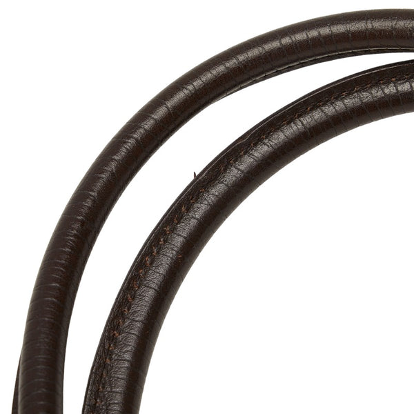 グッチ GGスプリーム ハンドバッグ トートバッグ 114595 ベージュ ブラウン PVC レザー レディース GUCCI 【中古】