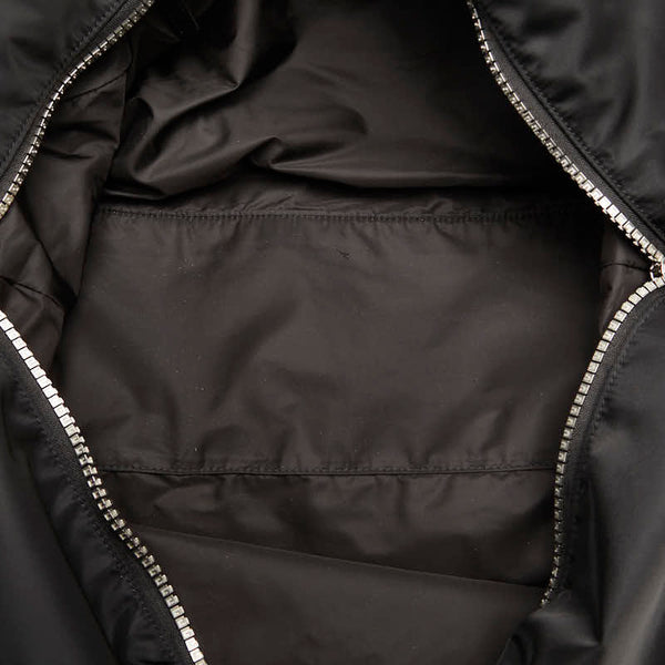 ジバンシー G ZIP back pack M Gジップ バックパック ロゴプリント リュック バックパック BK50A8K1JE 001 ブラック ホワイト シェル ナイロン メンズ Givenchy 【中古】
