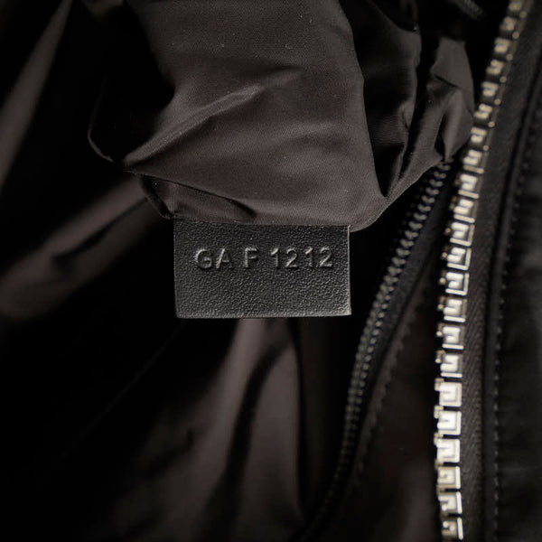 ジバンシー G ZIP back pack M Gジップ バックパック ロゴプリント リュック バックパック BK50A8K1JE 001 ブラック ホワイト シェル ナイロン メンズ Givenchy 【中古】