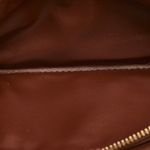 ルイ ヴィトン マヒナ ポルトフォイユ アメリア 長財布 ブラウン レザー レディース LOUIS VUITTON 【中古】