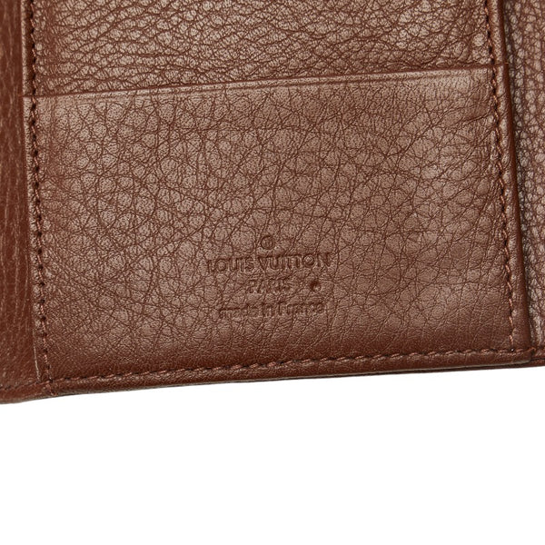 ルイ ヴィトン マヒナ ポルトフォイユ アメリア 長財布 ブラウン レザー レディース LOUIS VUITTON 【中古】