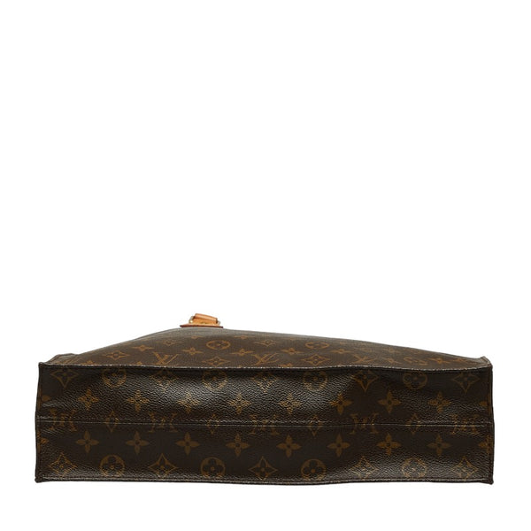 ルイ ヴィトン モノグラム サックプラ  ハンドバッグ トートバッグ M51140 ブラウン PVC レザー レディース LOUIS VUITTON 【中古】