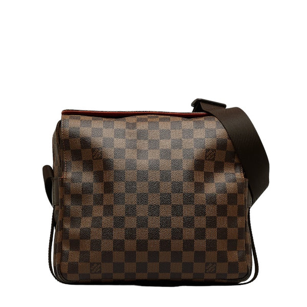ルイ ヴィトン ダミエ ナヴィグリオ 斜め掛け ショルダーバッグ N45255 ブラウン PVC レザー レディース LOUIS VUITTON 【中古】