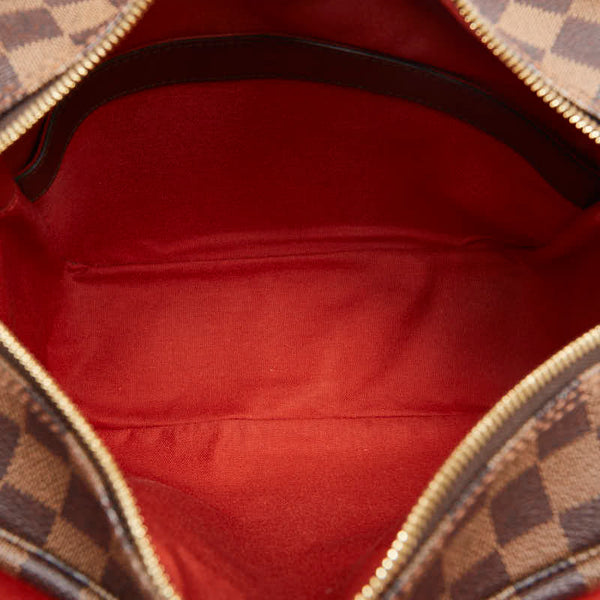 ルイ ヴィトン ダミエ ナヴィグリオ 斜め掛け ショルダーバッグ N45255 ブラウン PVC レザー レディース LOUIS VUITTON 【中古】