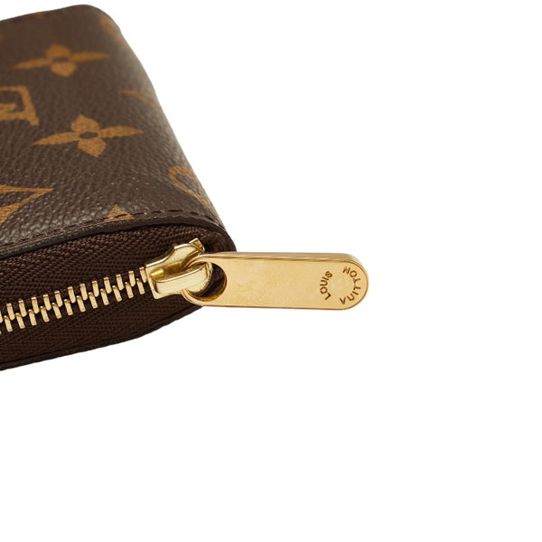 ルイ ヴィトン モノグラム ジッピー コインパース コインケース 小銭入れ M60067 ブラウン PVC レザー レディース LOUIS VUITTON 【中古】