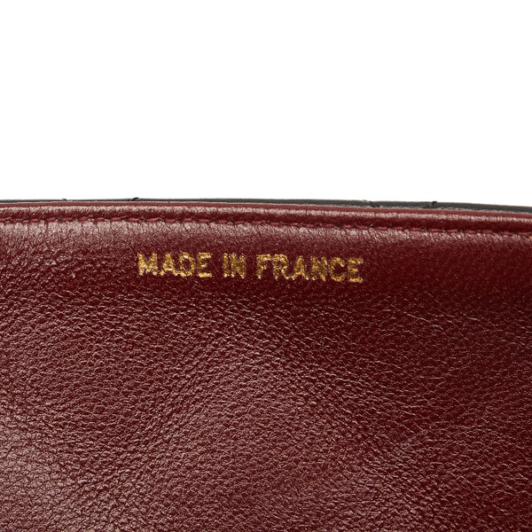 シャネル マトラッセ ダイアナ25 チェーン ショルダーバッグ  ブラック レザー レディース CHANEL 【中古】