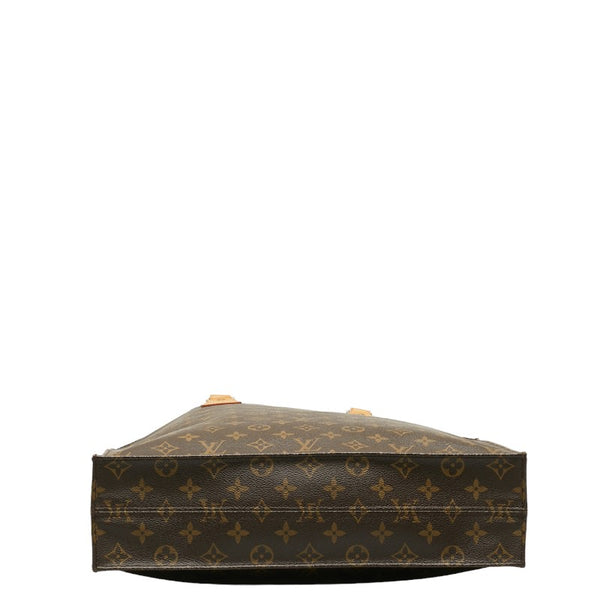 ルイ ヴィトン モノグラム サックプラ  ハンドバッグ トートバッグ M51140 ブラウン PVC レザー レディース LOUIS VUITTON 【中古】