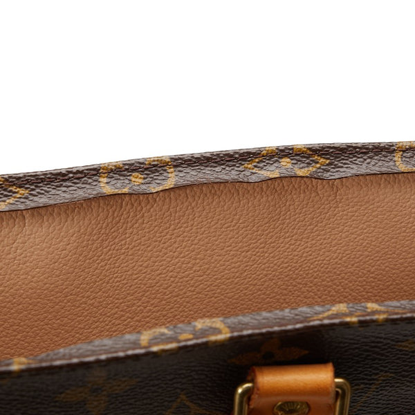 ルイ ヴィトン モノグラム サックプラ  ハンドバッグ トートバッグ M51140 ブラウン PVC レザー レディース LOUIS VUITTON 【中古】