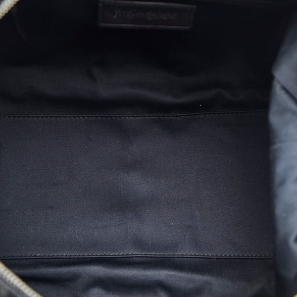 サンローラン イージー ボストンバッグ ハンドバッグ 208315 ブラック パテントレザー レディース SAINT LAURENT 【中古】