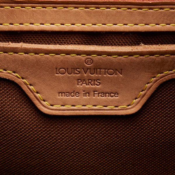 ルイ ヴィトン モノグラム モンスリGM リュック バックパック M51135 ブラウン PVC レザー レディース LOUIS VUITTON 【中古】