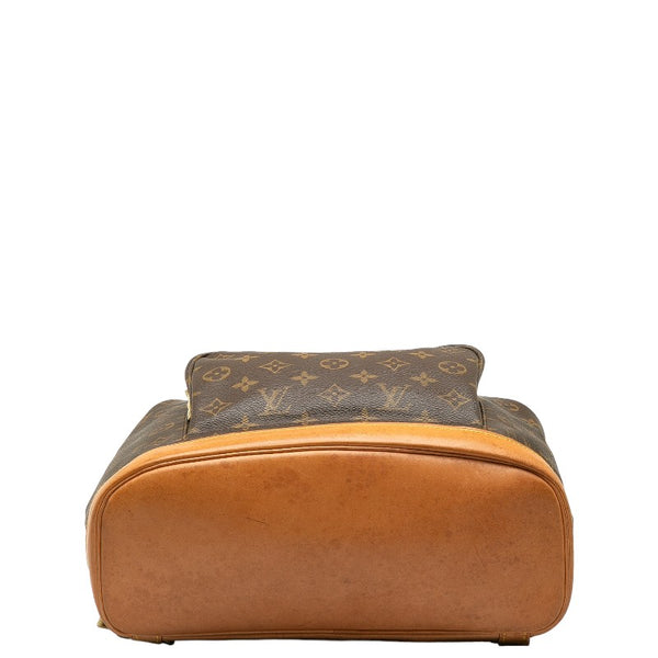 ルイ ヴィトン モノグラム モンスリGM リュック バックパック M51135 ブラウン PVC レザー レディース LOUIS VUITTON 【中古】