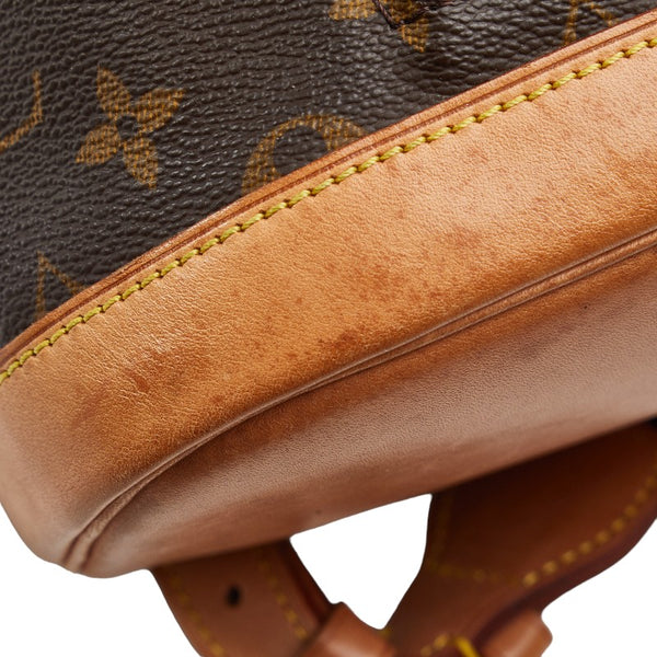ルイ ヴィトン モノグラム モンスリGM リュック バックパック M51135 ブラウン PVC レザー レディース LOUIS VUITTON 【中古】