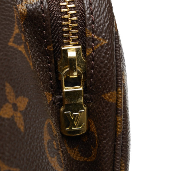 ルイ ヴィトン モノグラム モンスリGM リュック バックパック M51135 ブラウン PVC レザー レディース LOUIS VUITTON 【中古】