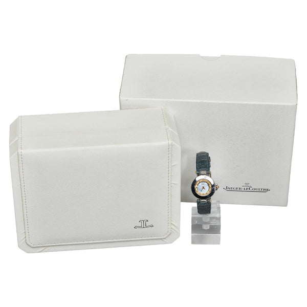 ジャガー ルクルト ランデブー 腕時計 441.5.01 クオーツ シェル文字盤 メタル レザー レディース JAEGER-LECOULTRE 【中古】