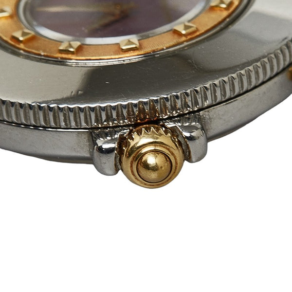 ジャガー ルクルト ランデブー 腕時計 441.5.01 クオーツ シェル文字盤 メタル レザー レディース JAEGER-LECOULTRE 【中古】