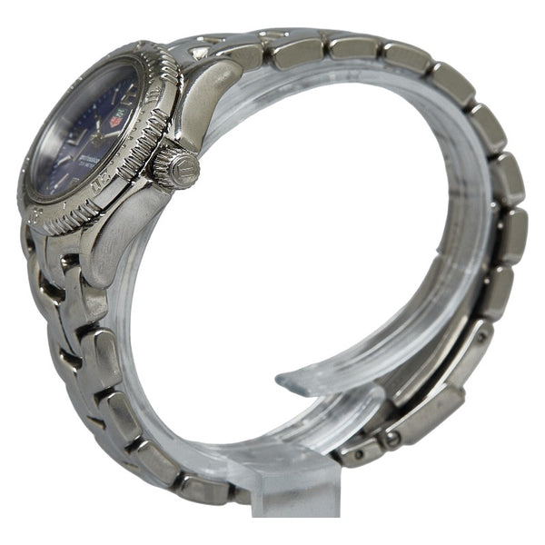 タグホイヤー プロフェッショナル 200m 腕時計 WT1415 クオーツ ネイビー文字盤 ステンレススチール レディース TAG HEUER 【中古】