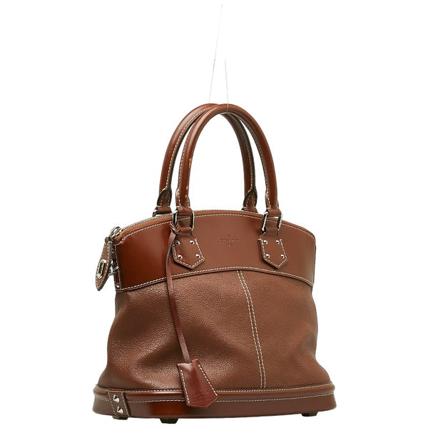 ルイ ヴィトン スハリ ロックイットPM ハンドバッグ M91889 ブラウン レザー レディース LOUIS VUITTON 【中古】