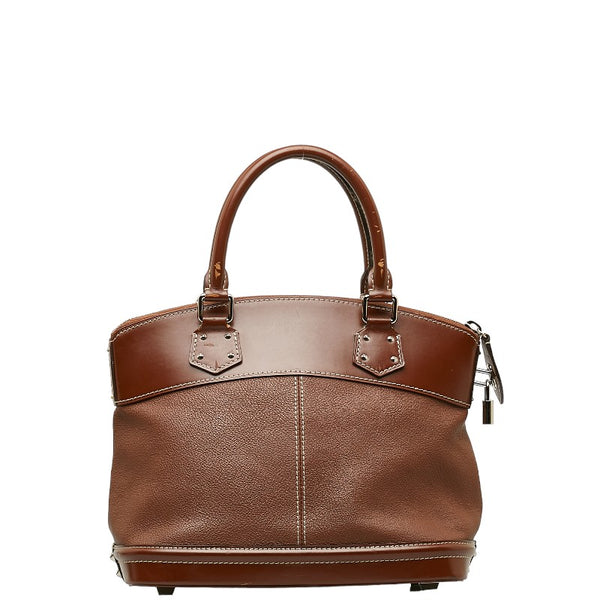 ルイ ヴィトン スハリ ロックイットPM ハンドバッグ M91889 ブラウン レザー レディース LOUIS VUITTON 【中古】