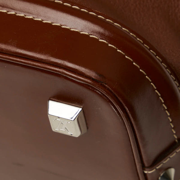 ルイ ヴィトン スハリ ロックイットPM ハンドバッグ M91889 ブラウン レザー レディース LOUIS VUITTON 【中古】
