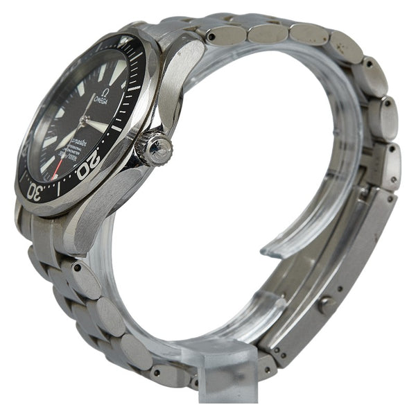 オメガ シーマスター プロフェッショナル ボーイズ 腕時計 2252.50 自動巻き ブラック文字盤 ステンレススチール メンズ OMEGA 【中古】