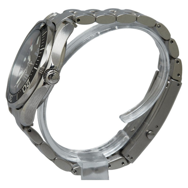 オメガ シーマスタープロフェッショナル 腕時計 2262.50 AT クオーツ ブラック文字盤 ステンレススチール メンズ OMEGA 【中古】