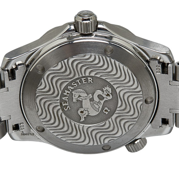 オメガ シーマスタープロフェッショナル 腕時計 2262.50 AT クオーツ ブラック文字盤 ステンレススチール メンズ OMEGA 【中古】