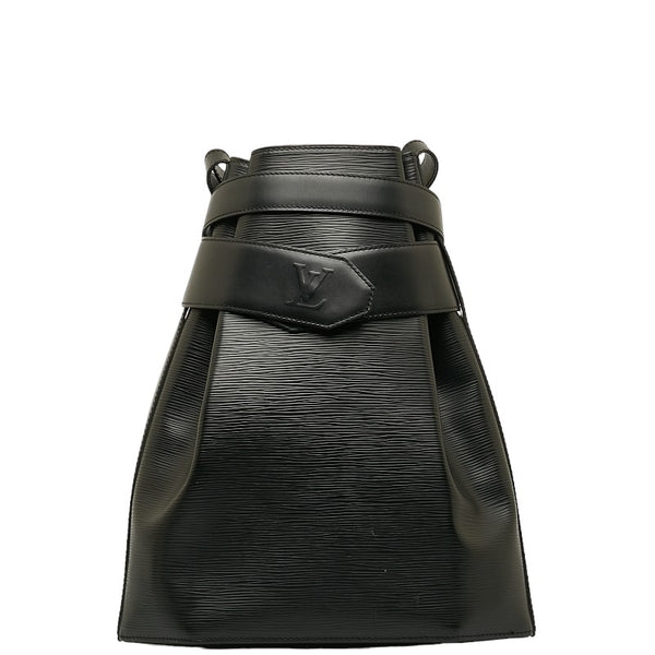 ルイ ヴィトン エピ サックデポールGM ショルダーバッグ M80155 ノワール ブラック レザー レディース LOUIS VUITTON 【中古】