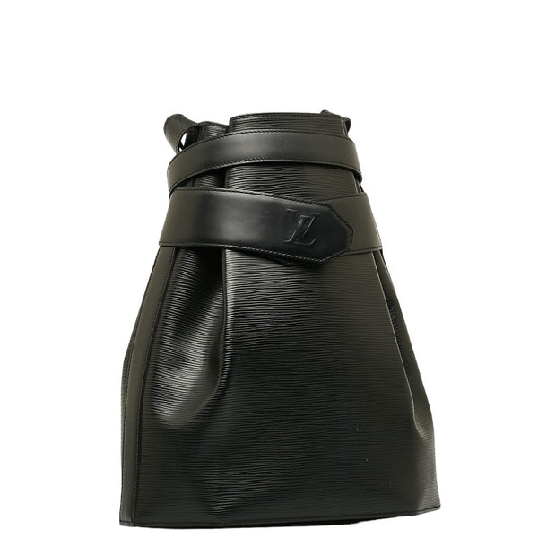 ルイ ヴィトン エピ サックデポールGM ショルダーバッグ M80155 ノワール ブラック レザー レディース LOUIS VUITTON 【中古】
