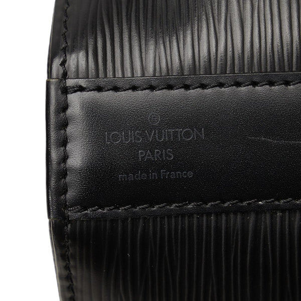 ルイ ヴィトン エピ サックデポールGM ショルダーバッグ M80155 ノワール ブラック レザー レディース LOUIS VUITTON 【中古】