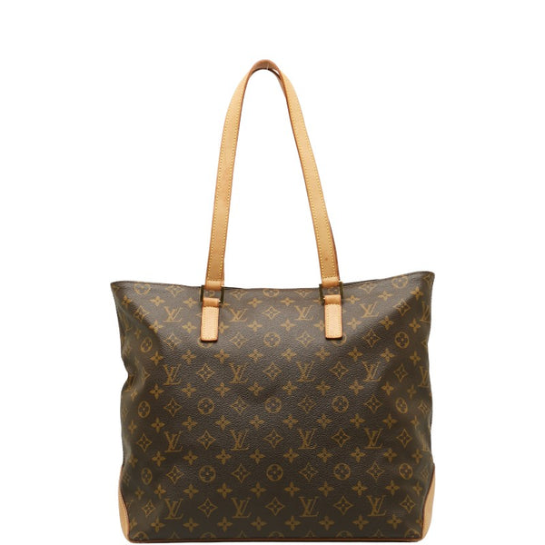ルイ ヴィトン モノグラム カバメゾ ショルダーバッグ トートバッグ  M51151 ブラウン PVC レザー レディース LOUIS VUITTON 【中古】