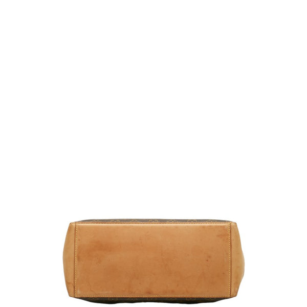 ルイ ヴィトン モノグラム カバメゾ ショルダーバッグ トートバッグ  M51151 ブラウン PVC レザー レディース LOUIS VUITTON 【中古】