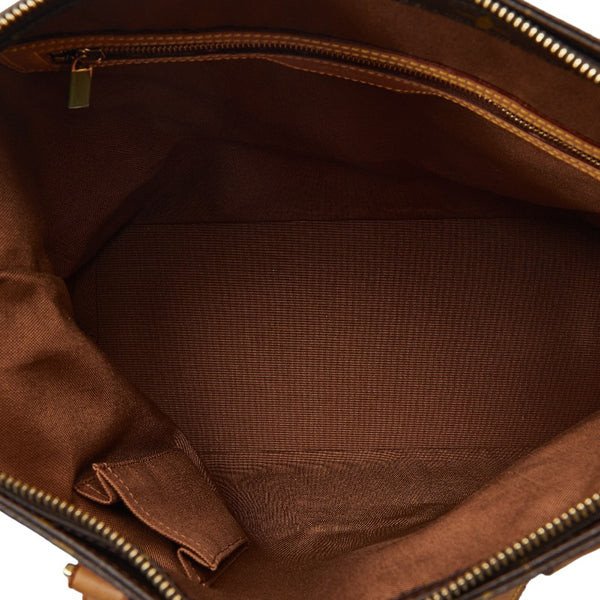 ルイ ヴィトン モノグラム カバメゾ ショルダーバッグ トートバッグ  M51151 ブラウン PVC レザー レディース LOUIS VUITTON 【中古】