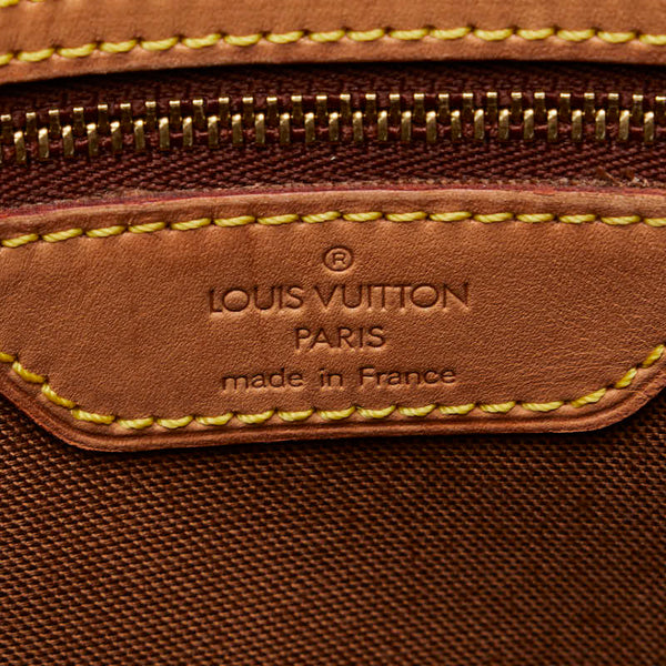 ルイ ヴィトン モノグラム カバメゾ ショルダーバッグ トートバッグ  M51151 ブラウン PVC レザー レディース LOUIS VUITTON 【中古】